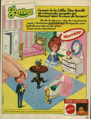 Alte Werbung The Littles Mattel 1959 aus Zeitschrift