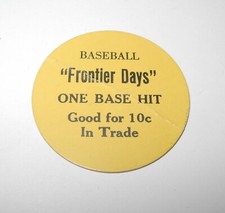 1910 FRONTIER DAYS BASEBALL GAME 