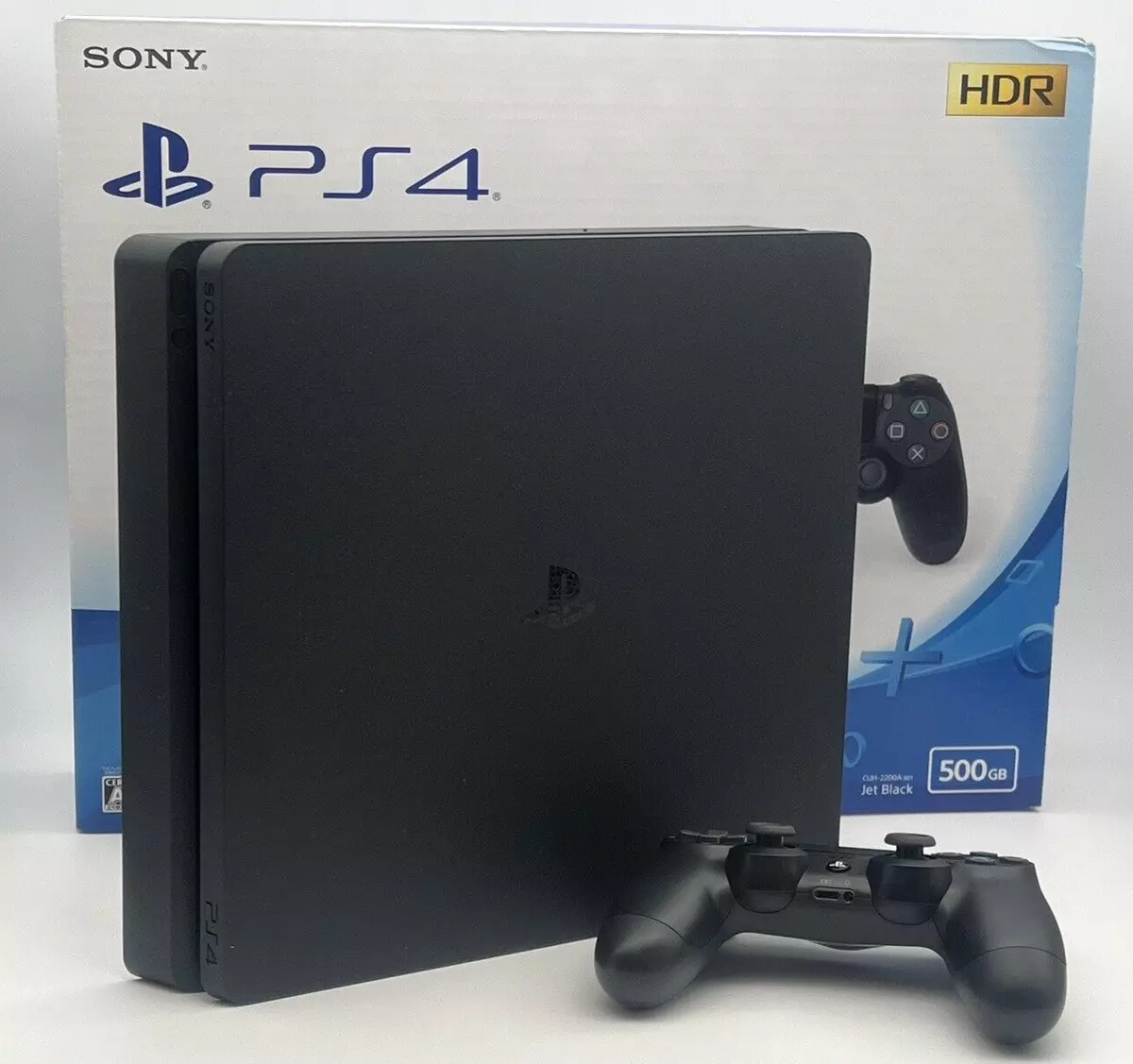 Sony PlayStation 4 500GB Jet Black Console CUH-2200AB01 New - unused fom  Japan