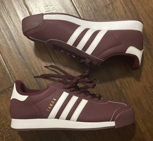 ADIDAS MENS SAMOA CLASSIC SNEAKERS SIZE 11.5 PYV 702001 MAROON *NO BOX* | eBay