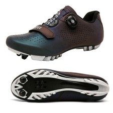 Scarpe Mountain Bike Uomo Sneakers Ciclismo Leggere Indoor Spin Peloton Tacchetti