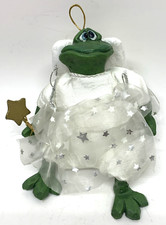 Vintage Dreamweaver Frog Shelf Sitter Country Folk Russ Berrie Kathleen Kelly