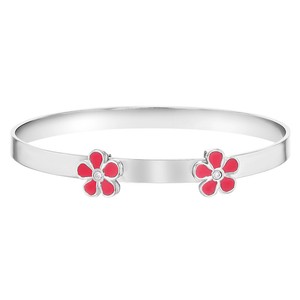 sterling silver flower girl bracelet