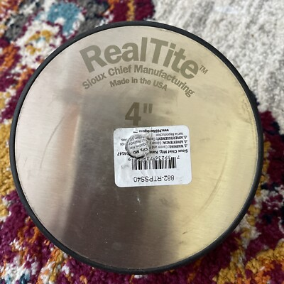 #ad Real Tite Sioux Chief Test ABS 4” Stainless Steel Cover Plug 882 RTPSS40 $30.00