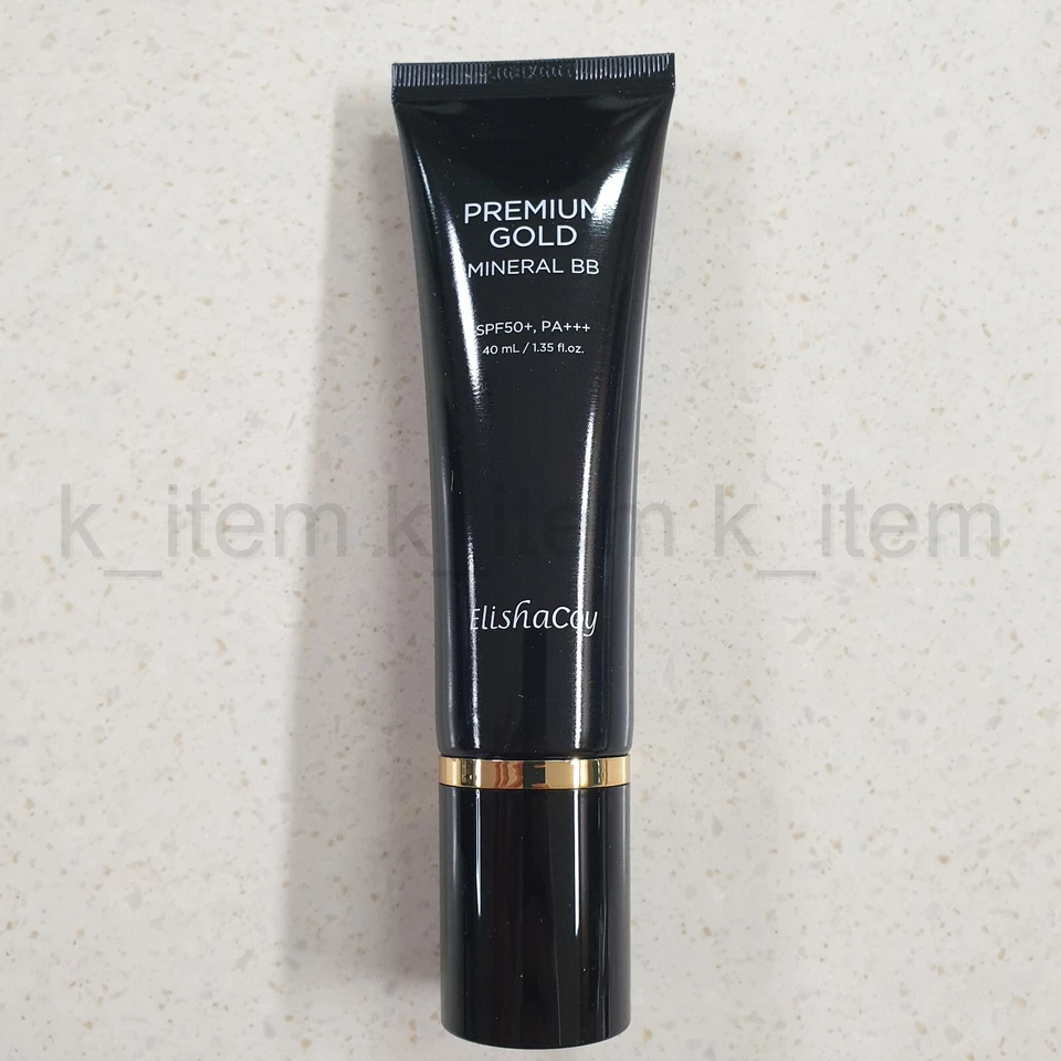Elishacoy Premium Gold Mineral BB 40 ml SPF50+ PA++++, Kbeauty, cosméticos coreanos Foto 2 de 4