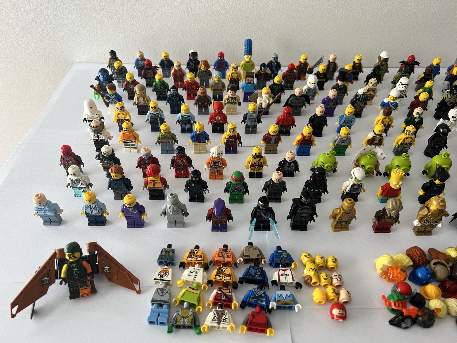 150x Lego Minifigure Bundle Star Wars, Ninjago, DC Comics, City