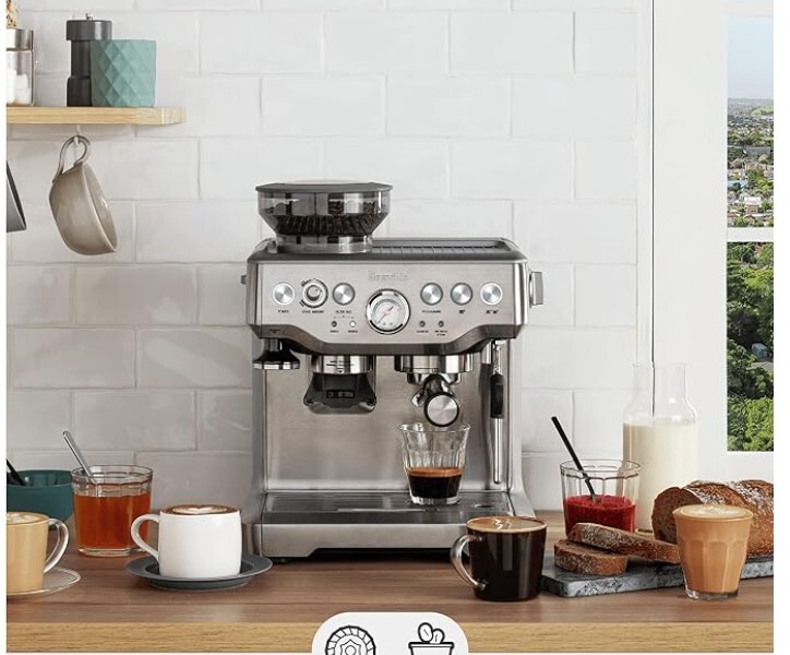 Breville the Barista Express Espresso Machine Brushed Stainless Steel