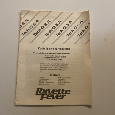Tech Q & A Magazine Engine And Power Train Questions (MH425)