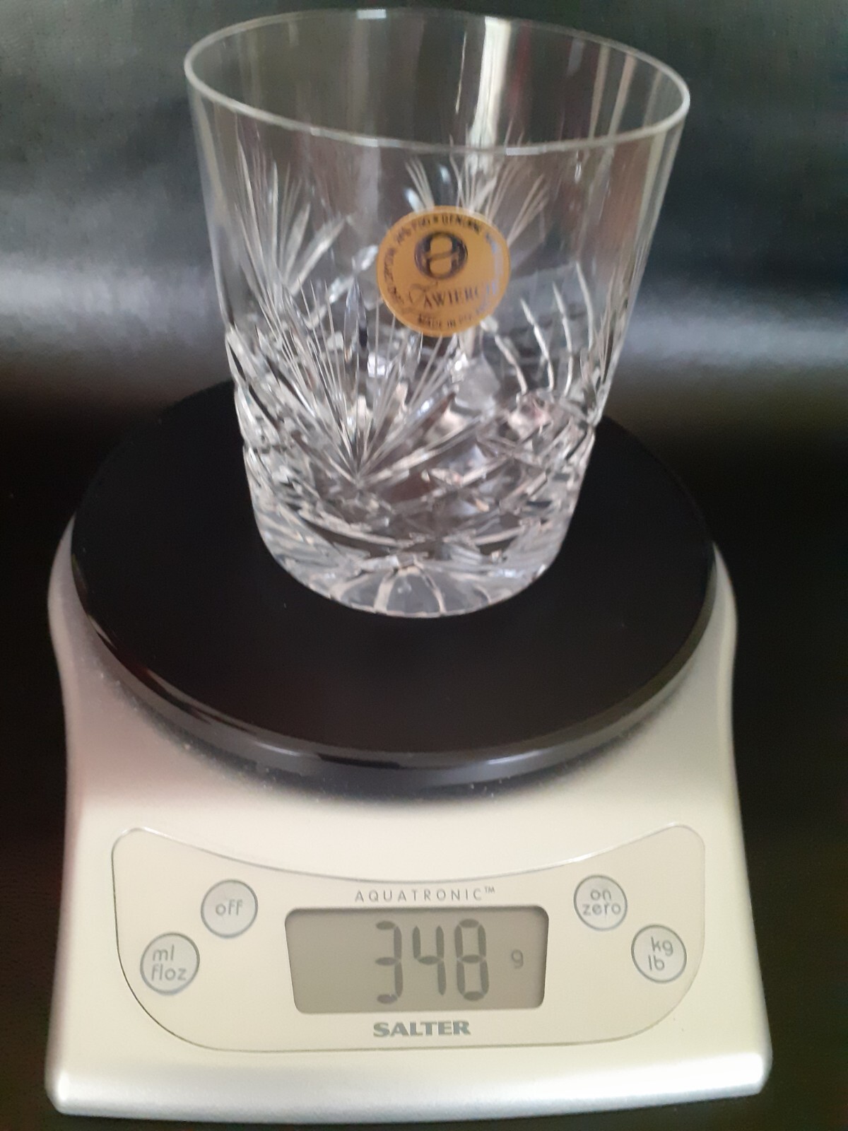 Set of 4 Hand Cut Zawiercie 24 Lead Crystal WHISKY TUMBLERS Glasses 9 fl.oz eBay