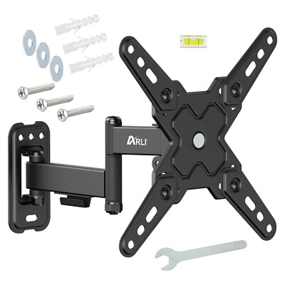ARLI TV Wandhalterung 13   43 Zoll schwenkbar neigbar ausziehbar LED OLED Curved
