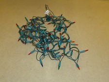Generic Christmas Tree Lights 22ft Green/Multicolor Plastic