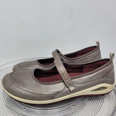 Ecco Yak-Leather Mary Jane Casual Comfort Gillian BIOM Rose Shoes Women 9  EU 40