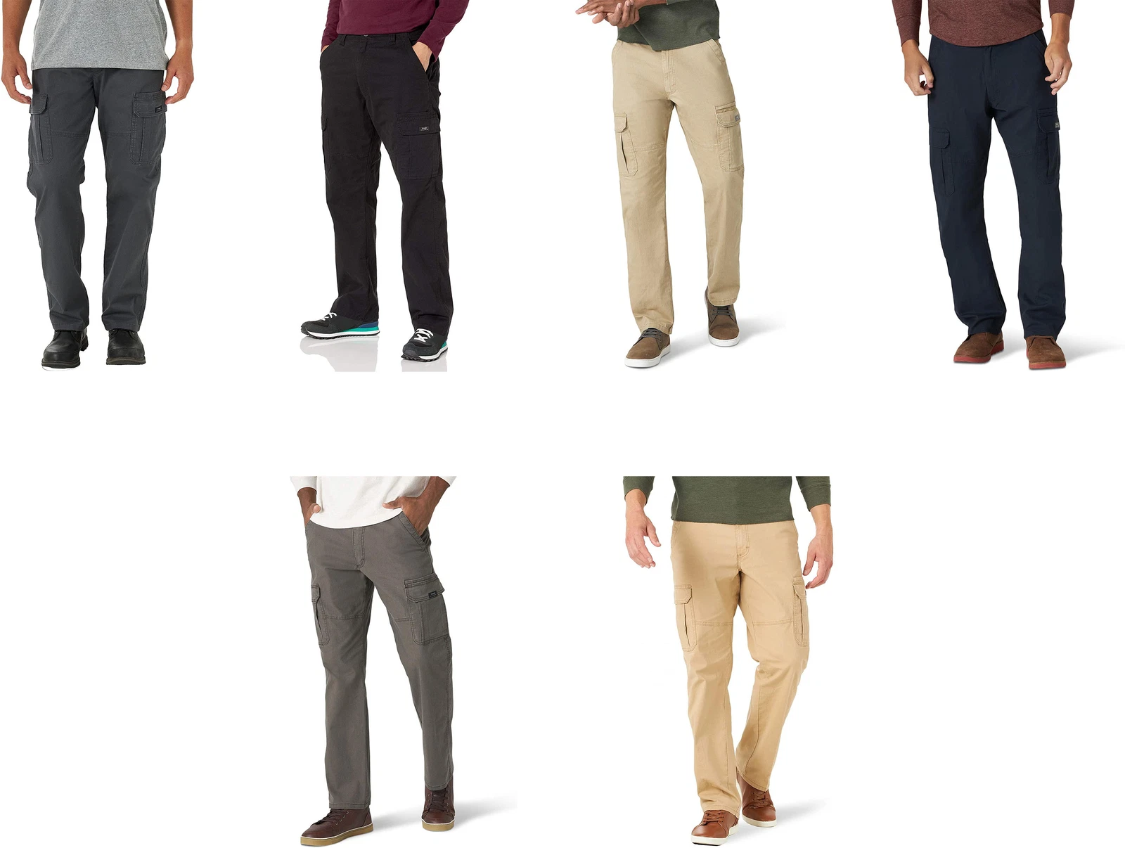 Wrangler Authentics Men's Relaxed Stretch Classic Cargo Pants
