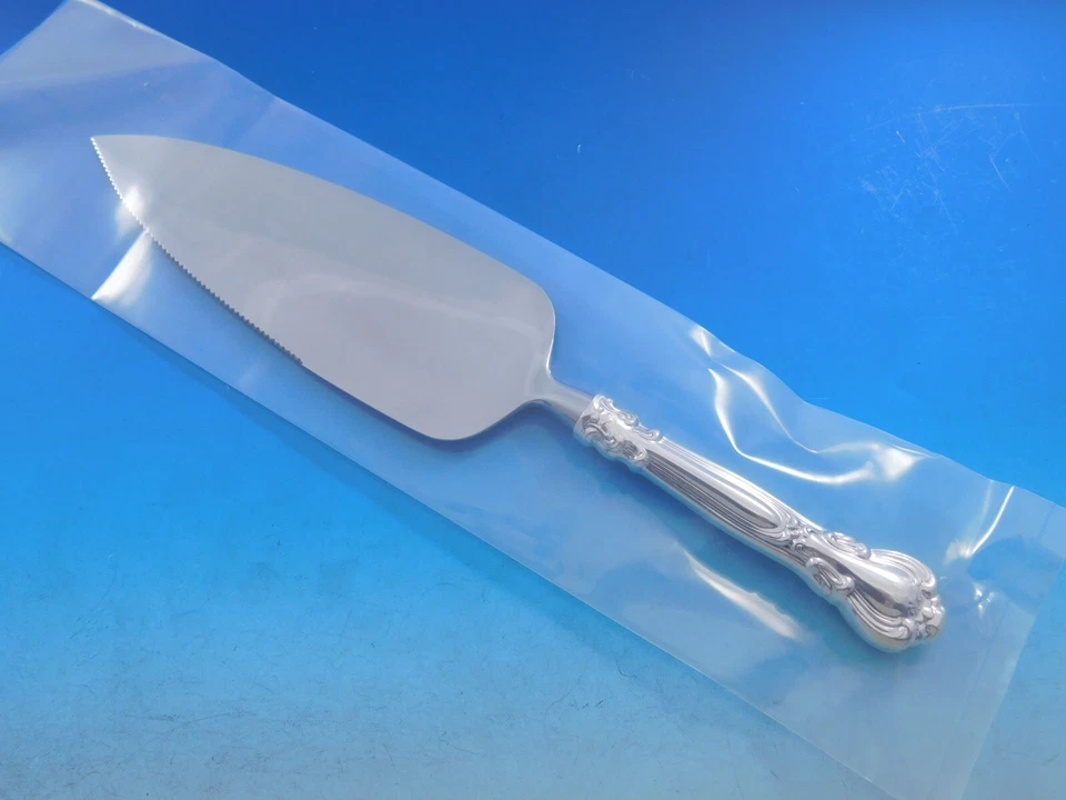 Juego de pastel de boda de plata esterlina Chantilly by Gorham servidor hecho a medida HHWS Foto 4 de 4