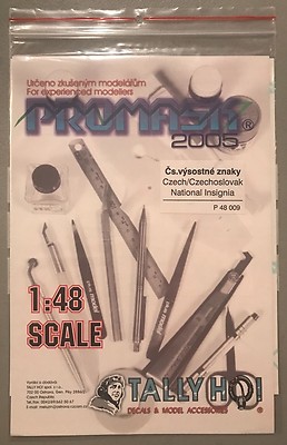 Tally Ho! Promask 1/48 Czech/Czechoslovak National Insignia P48009