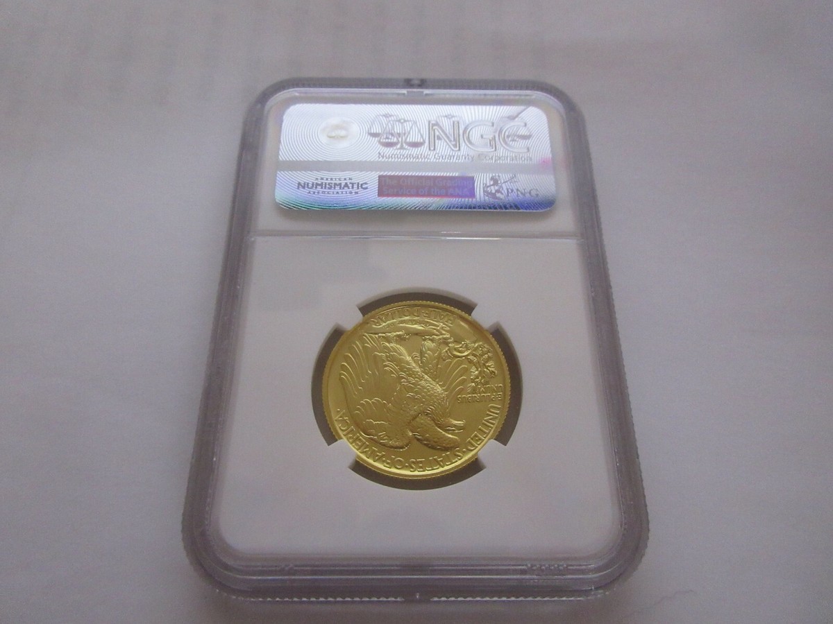 2016-W US Gold Walking Liberty Half (1/2 oz) 50c - NGC SP70 First