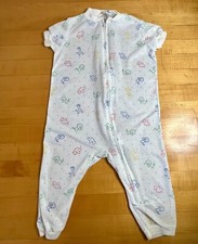 Vintage CARTER  S SLEEPWEAR One Piece Open Footed Pajama 12 Mo