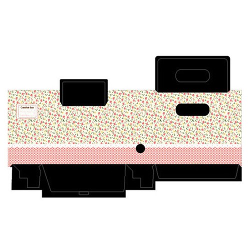 Hand DIY Makeup Cosmetic Stationery Paper Board Storage Box Desk Decor Organizer - Picture 6 of 11