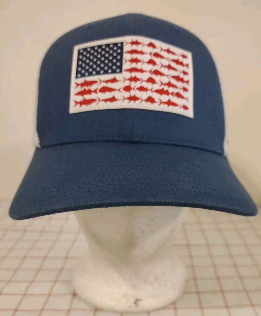Trucker Columbia Pfg Flexfit Hat Columbia PFG Trucker Cap Hat Blue