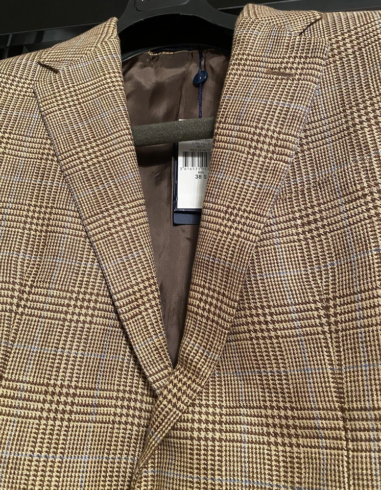 POLO RALPH LAUREN Men’s Glen Plaid Linen Suit Jacket - Multi out of stock 38 S - Image 2 of 4