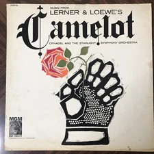 Camelot music from Camelot Lerner and Loewe's Camelot Vinyl Lp e3916