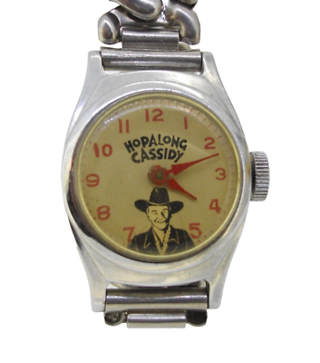 Hopalong Cassidy Watch US Time Engraved Vintage Not Running for 
