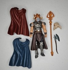 Marvel Legends Allfather Odin King Thor Baf Complete W  All Extra Accessories