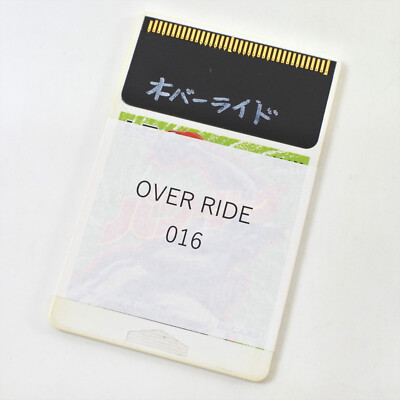 OVER RIDE 016 PC Engine Rewrite Hu Card Only Tested Game