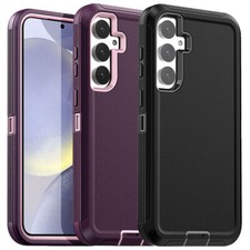 For Samsung Galaxy S24 FE/S24/S24 Plus Case Heavy Duty Shockproof Rugged Cover