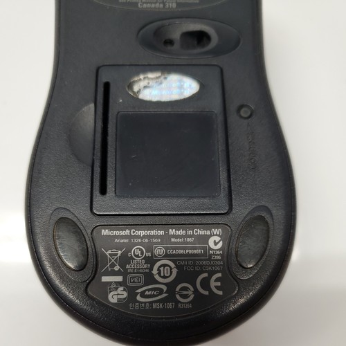 Microsoft Wireless Laser Mouse 2000 Model 1058 With USB Receiver Model 1053 - Picture 5 of 8