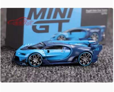 mini gt 1/64 ブガッティ ビジョン グランツーリスモ ブルー MINI GT 1:64 Bugatti VGT Vision Gran Turismo Blue Car Model | eBay