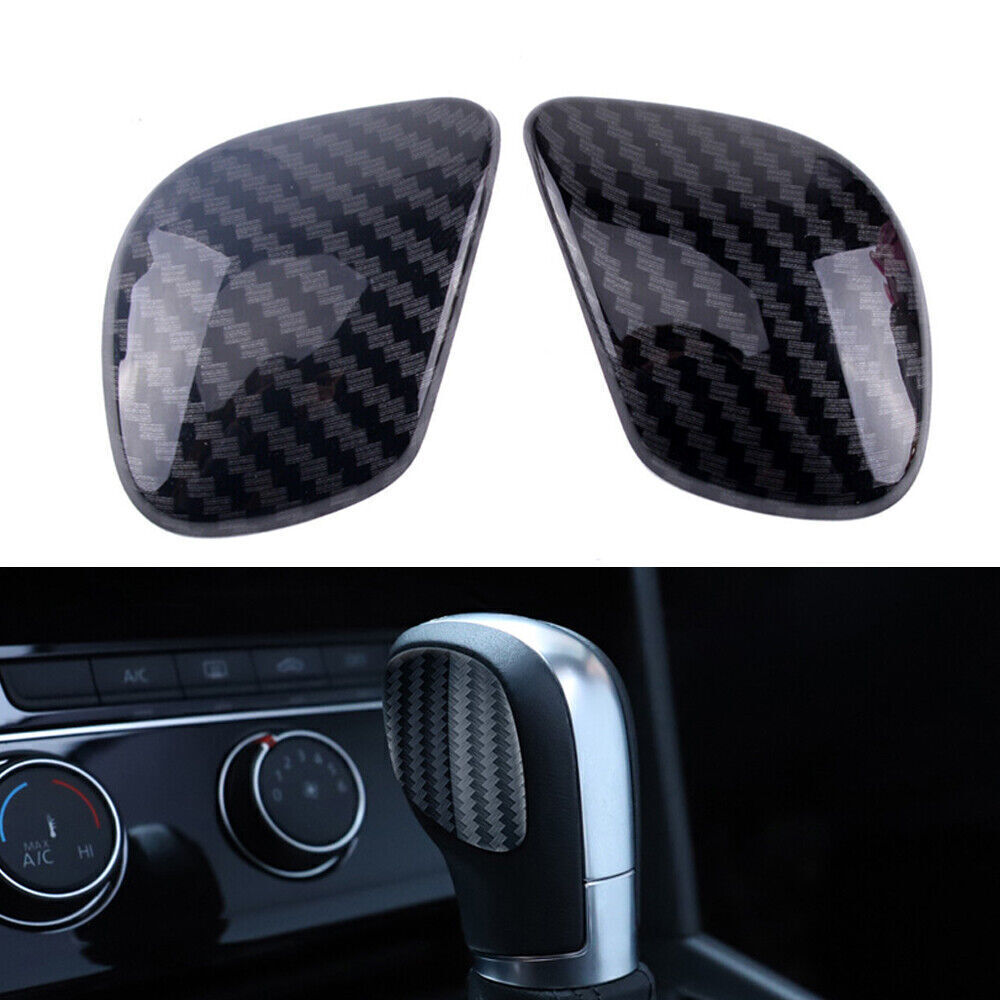 For VW Golf 7 GTI Mk7 Jetta Carbon Fiber Gear Shift Knob Head Sticker