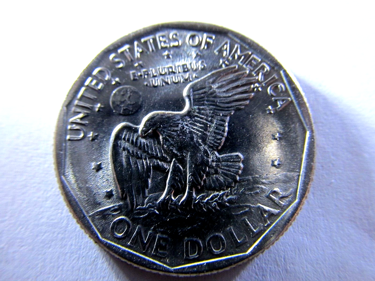 1980 Susan B Anthony Dollar Re-punched S Mint Mark, Double Date