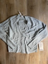 Lululemon Merino Wool-Blend Cardigan Powder Blue Size 4