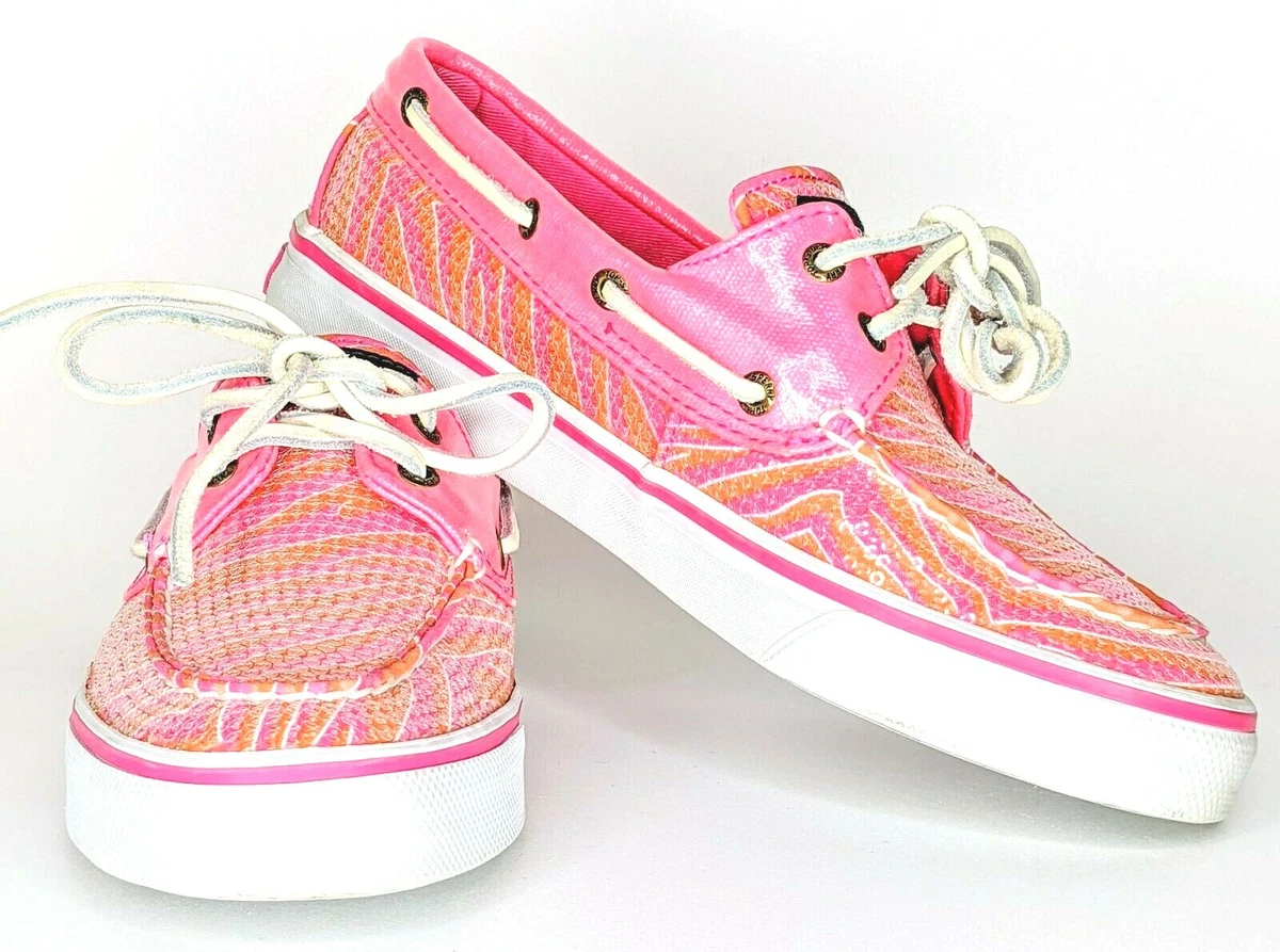 Pink sequin best sale sperrys