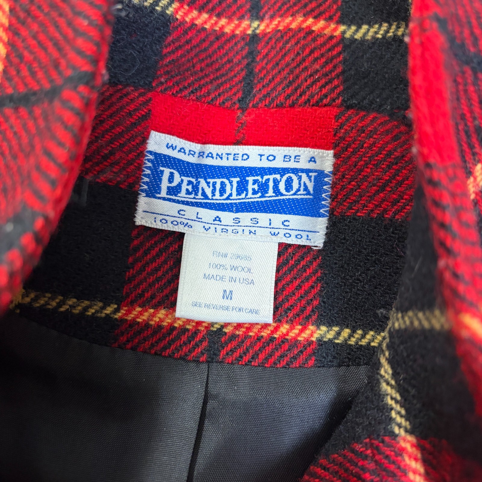 Pendleton Wool Bomber Jacket Womens Medium Plaid … - image 5