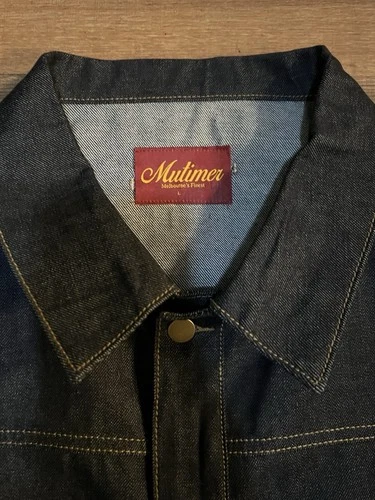 Mutimer Men's  raw denim jacket Size L - product listing photo