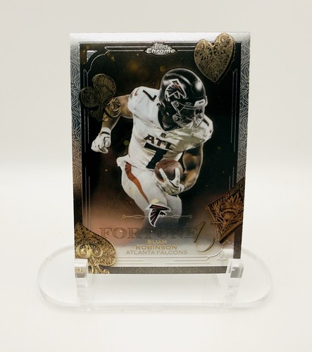 Bijan Robinson 2025 Topps Chrome Football - Fortune 15 Refractor Atlanta Falcons
