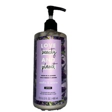 Love Beauty And Planet Argan Oil Lavender Soothe Serve Pump Lotion 13.5 Oz