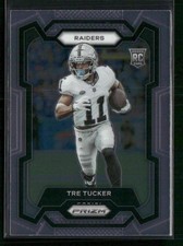 2023 Panini Prizm #362 Tre Tucker Raiders Rookie