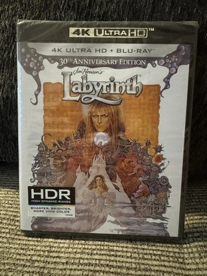 Labyrinth (4K Ultra HD + Blu-Ray, 2-Disc Set, 2016, 30th AnniverEditiGreat Seal!