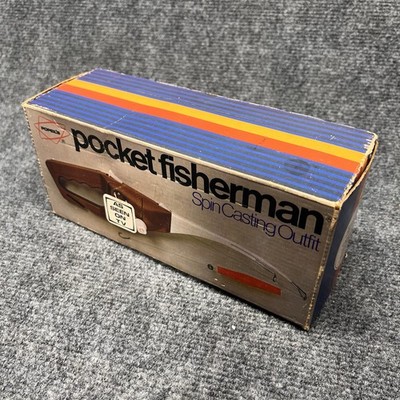 Vintage Popeil Pocket Fisherman Spin Casting Outfit Set 1972