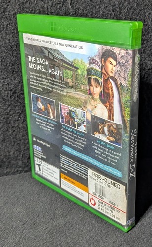 Shenmue I & II 1 & 2 : Xbox One : *getestet* Hülle und Poster CIB - Bild 2 von 4