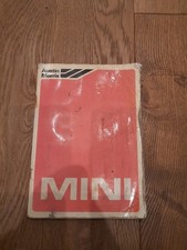 Austin Mini Drivers Handbook Original