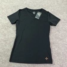 Tommie Copper Shirt Womens Medium Recovery V Neck Short Sleeve Copper Infused