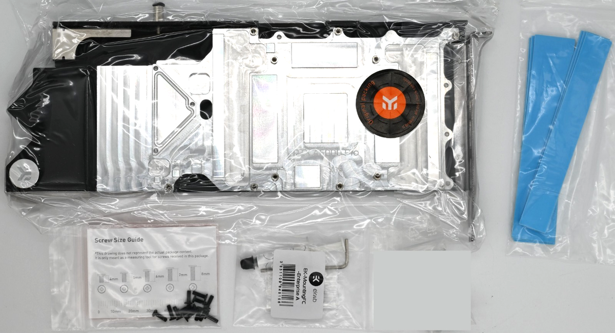 EKWB EK-Pro RTX A6000 GPU Waterblock, Aluminum w/ Nickel + Inox