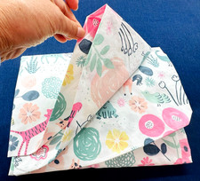 Pottery Barn Kids Sasha's Garden Floral Crib Fitted Sheet Animals Organic Cotton