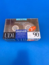 Lot de 5 cassettes k7 audio MAXELL UDI 90 , neuf sous blister