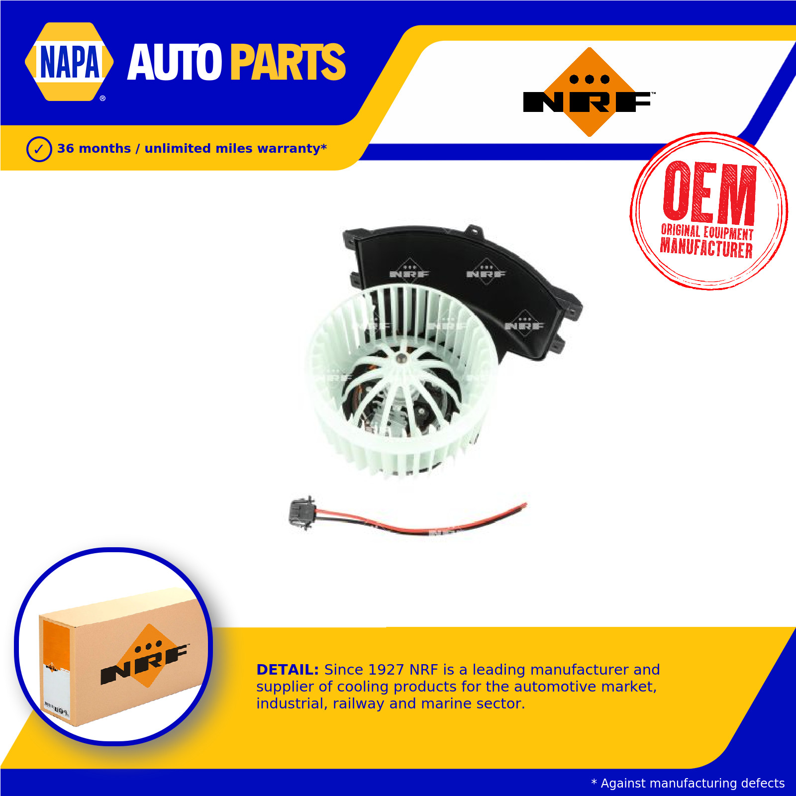 Interior Blower Motor fits VW CARAVELLE Mk5, Mk6 2.0 03 to 19 Heater NRF Quality