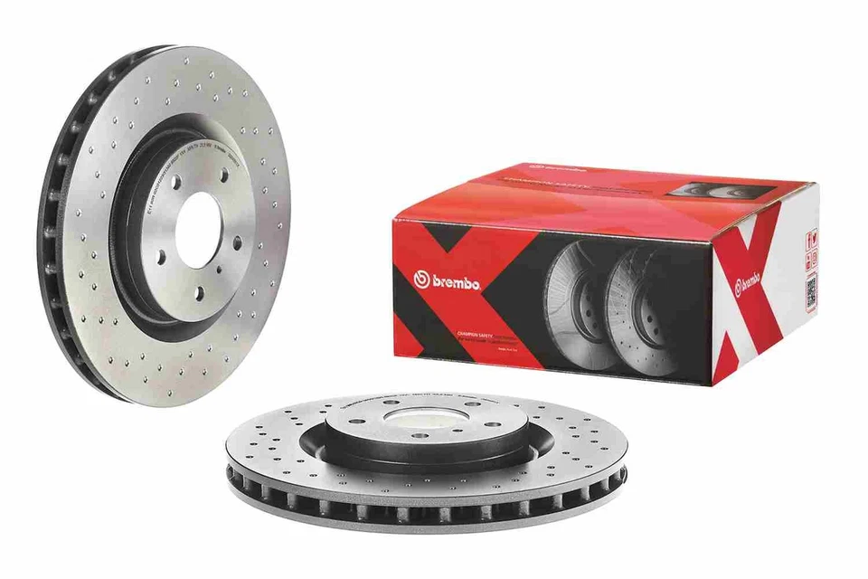 2x BRAKE DISC 09.8485.1X FOR NISSAN 350Z/FAIRLADY/Roadster VQ35HR/VQ35DE 3.5L - Image 3 of 4